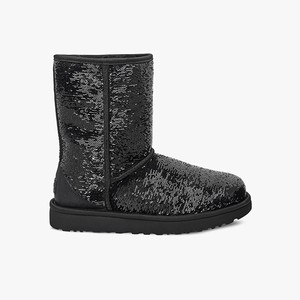 Ugg Classic Short Cosmos Sequin Stövlar Dam Svarta (492360AHS)